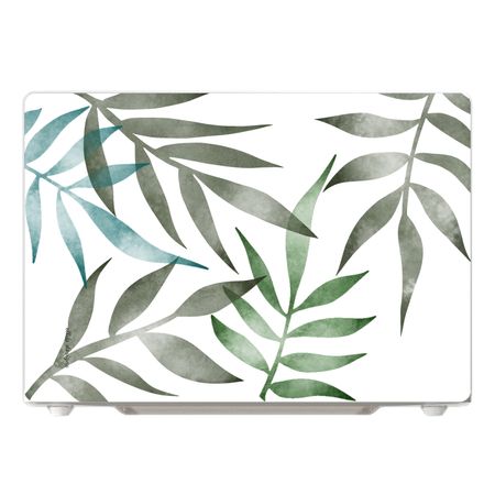 Tropical watercolor leaves