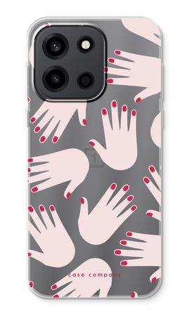Hands pink