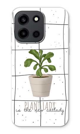 Houseplant on windowpane