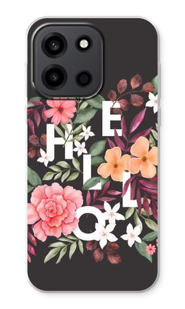 Hello in flowers