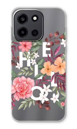 Hello in flowers