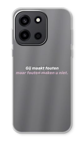 Fouten maken u niet