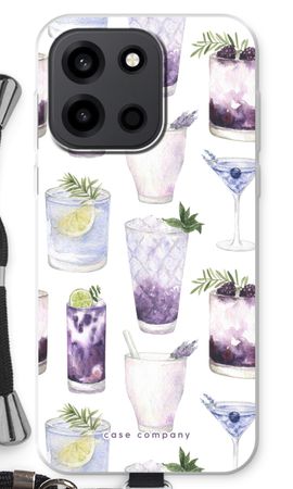 Violet cocktails