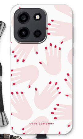 Hands pink