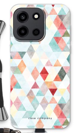 Coloured triangles pastel