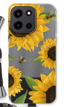 Sunflower and bees