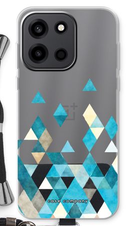 Coloured triangles blue