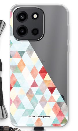 Coloured triangles pastel
