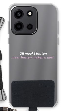 Fouten maken u niet