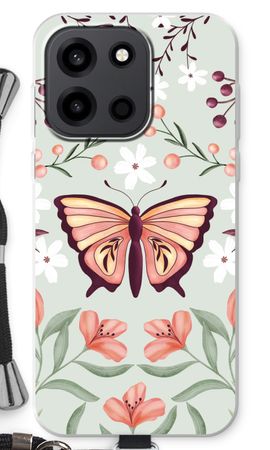 Butterfly in a floral world