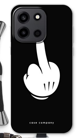 Mittelfinger schwarz