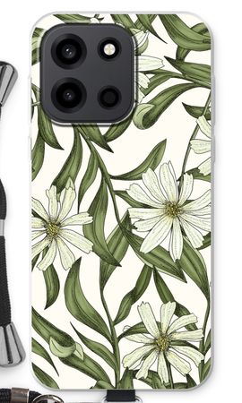 White flower pattern