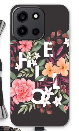 Hello in flowers