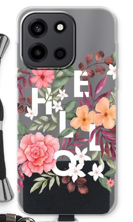 Hello in flowers