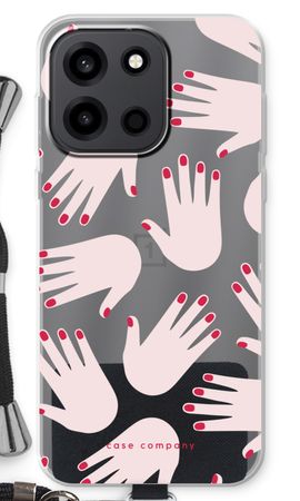 Hands pink