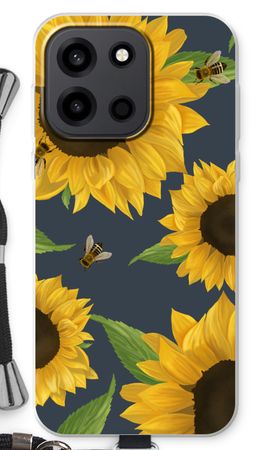 Sunflower and bees