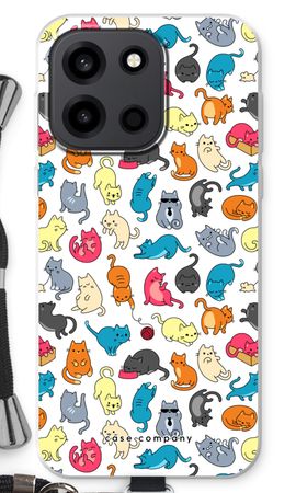 Colourful cats