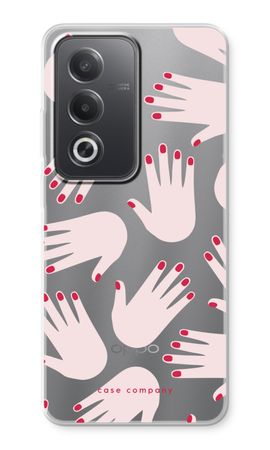 Hands pink