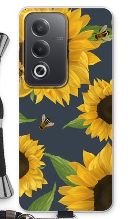 Sunflower and bees
