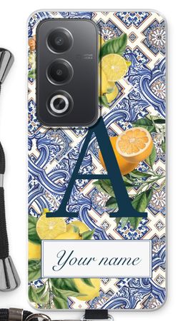 Monogram Blauwe tegels