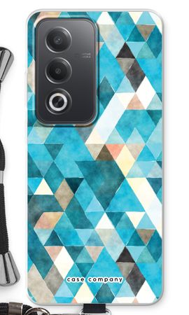 Coloured triangles blue
