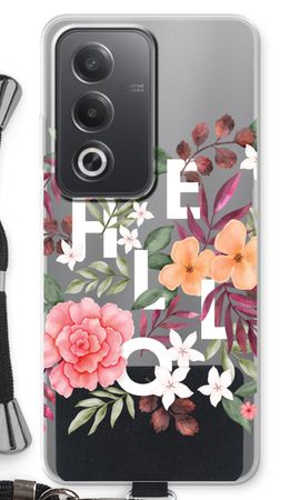 Hello in flowers
