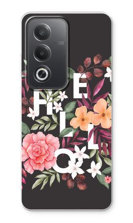 Hello in flowers