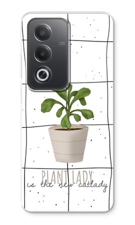 Houseplant on windowpane