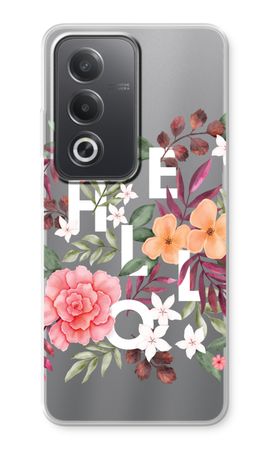 Hello in flowers
