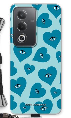 Blue heart eyes