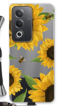 Sunflower and bees