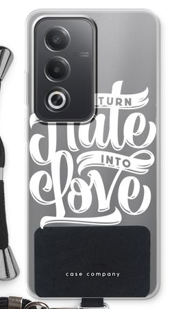 Turn hate into love