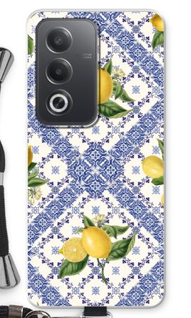 Blue tiles and lemons