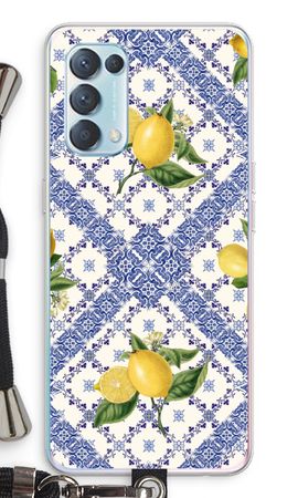 Tejas azules y limones