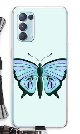 Blauer Schmetterling