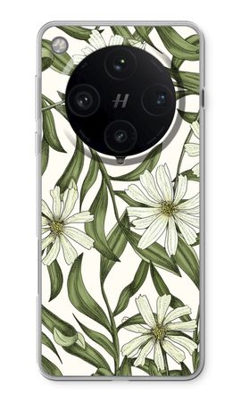 White flower pattern