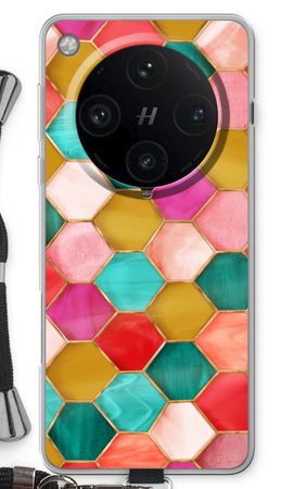 Hexagons in stained glass