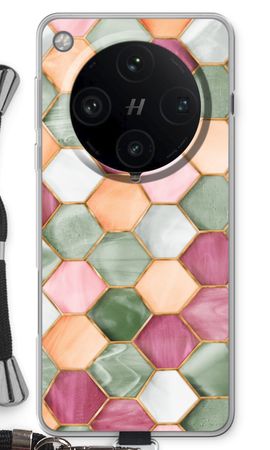 Hexagons in stained glass