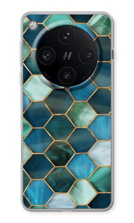 Hexagons in stained glass