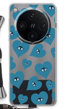 Blue heart eyes