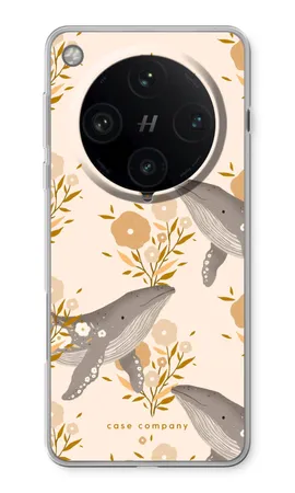 Floral Whales, Mehki ovitek Oppo Find X8 Pro