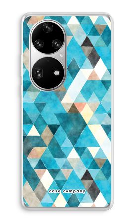 Coloured triangles blue