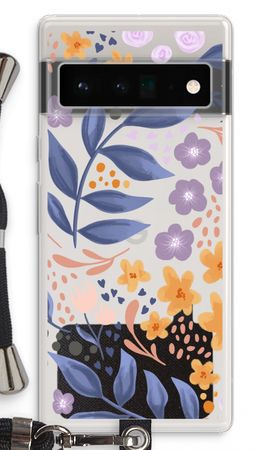 Flowers with blue leaves