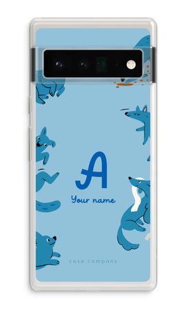 Playful Dogs Monogram