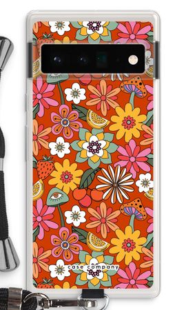 Retro Flowers - Red