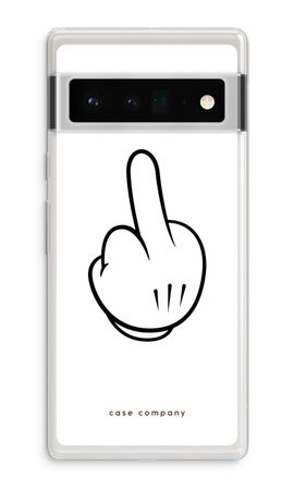 Middle finger white