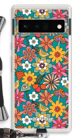 Retro Flowers N°2 - Blue