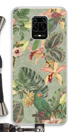 Tropical jungle parrot