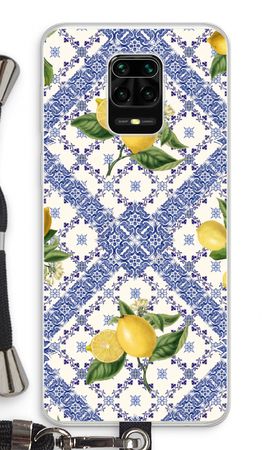 Blue tiles and lemons