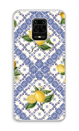 Blue tiles and lemons